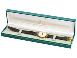 VINTAGE WOMENS GOLD PLATED WRISTWATCH BY GUCCI IOB