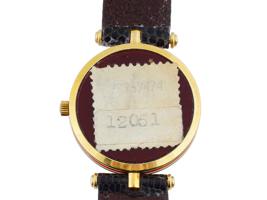 VINTAGE WOMENS GOLD PLATED WRISTWATCH BY GUCCI IOB