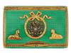 RUSSIAN 84 SILVER ENAMEL DIAMONDS CIGARETTE CASE PIC-2