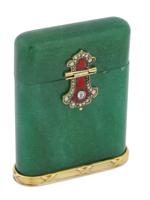 RUSSIAN JADE GOLD PLATINUM SILVER DIAMONDS MATCHBOX