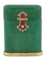 RUSSIAN JADE GOLD PLATINUM SILVER DIAMONDS MATCHBOX