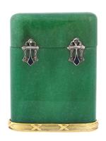 RUSSIAN JADE GOLD PLATINUM SILVER DIAMONDS MATCHBOX