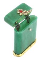 RUSSIAN JADE GOLD PLATINUM SILVER DIAMONDS MATCHBOX