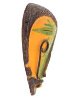 MID 20TH CEN ITALIAN POTTERY MASK BY ALVINO BAGNI