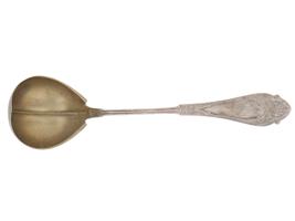 ANTIQUE AMERICAN WOOD HUGHES STERLING SILVER LADLE