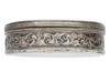 ANTIQUE SILVER PILL BOX WITH RELIEF SCENE C 1900 PIC-1