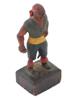 AMERICAN FOLK ART HAND CARVED WOOD FIGURE OF PIRATE PIC-3