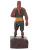 AMERICAN FOLK ART HAND CARVED WOOD FIGURE OF PIRATE PIC-2