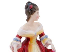 ENGLISH ROYAL DOULTON PORCELAIN FIGURINES OF LADIES