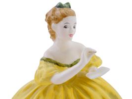 ENGLISH ROYAL DOULTON PORCELAIN FIGURINES OF LADIES