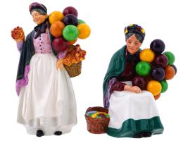 ENGLISH ROYAL DOULTON BALLOON PORCELAIN FIGURINES