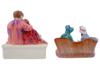 ENGLISH ROYAL DOULTON COUPLES PORCELAIN FIGURINES PIC-2