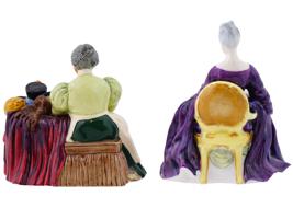 ENGLISH ROYAL DOULTON PORCELAIN FIGURINES OF LADIES