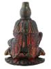 ANTIQUE CHINESE PATINATED WOODEN FIGURE OF GUANYIN PIC-3