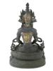 ANTIQUE TIBETAN BUDDHA VAJRASATTVA BRONZE FIGURE PIC-3