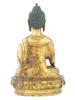 ANTIQUE CHINESE GOLD PATINA BRONZE STATUE OF BUDDHA PIC-4