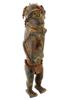 AFRICAN IVORY COAST BAULE BRONZE MONKEY FIGURE PIC-0