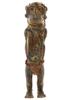 AFRICAN IVORY COAST BAULE BRONZE MONKEY FIGURE PIC-4