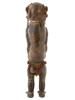 AFRICAN IVORY COAST BAULE BRONZE MONKEY FIGURE PIC-3