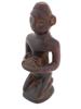 CENTRAL AFRICAN CARVED WOOD YOMBE PEOPLE FIGURE PIC-0