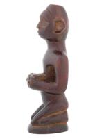 CENTRAL AFRICAN CARVED WOOD YOMBE PEOPLE FIGURE