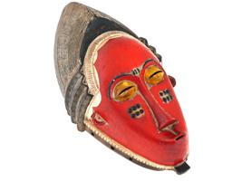 WEST AFRICAN BAULE PEOPLE MASK FROM IVORY COAST