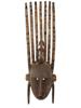 AFRICAN BAMBARA PEOPLE OF MALI WOODEN MASK PIC-0