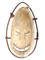 SOUTHWESTERN ALASKAN YUPIK ESKIMO SHAMANS WOODEN MASK