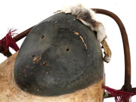 SOUTHWESTERN ALASKAN YUPIK ESKIMO SHAMANS WOODEN MASK