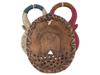 AFRICAN BAULE GOLI HAND CARVED PAINTED WOODEN MASK PIC-2