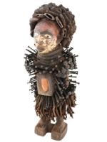 CENTRAL AFRICAN CONGO METAL WOOD NAIL NISKI FIGURE