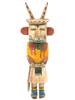 NATIVE AMERICAN KACHINA HOPI HAND CARVED WOOD DOLL PIC-1