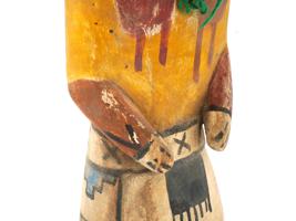 NATIVE AMERICAN KACHINA HOPI HAND CARVED WOOD DOLL