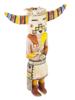 NATIVE AMERICAN KACHINA HOPI HAND CARVED WOOD DOLL PIC-1