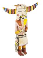 NATIVE AMERICAN KACHINA HOPI HAND CARVED WOOD DOLL