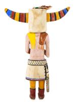 NATIVE AMERICAN KACHINA HOPI HAND CARVED WOOD DOLL