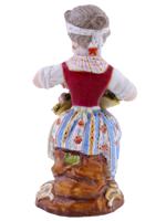 ANTIQUE GERMAN MEISSEN PORCELAIN GIRL FIGURINE