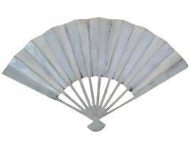 1970S JAPANESE DECORATIVE METAL FAN WITH PHOENIX