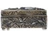 VINTAGE JAPANESE REPOUSSE DRAGON METAL JEWELRY BOX PIC-2