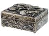 VINTAGE JAPANESE REPOUSSE DRAGON METAL JEWELRY BOX PIC-0