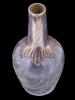 ANTIQUE ART NOUVEAU SILVER CRYSTAL GLASS DECANTER PIC-3