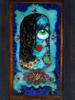 ENAMEL ON COPPER ARTWORK TITLED MIRIAM ON THE WILD PIC-1