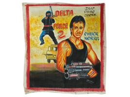 HAND PAINTED GHANAIAN WEST AFRICA MOVIE POSTER