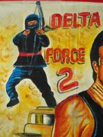 HAND PAINTED GHANAIAN WEST AFRICA MOVIE POSTER