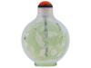 CHINESE DRAGON CARNELIAN PEKING GLASS SNUFF BOTTLE PIC-1