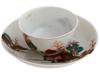 VINTAGE CHINESE GILT PORCELAIN TEA BOWL AND SAUCER PIC-0