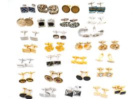LARGE COLLECTION OF 100 PAIRS OF VINTAGE CUFFLINKS