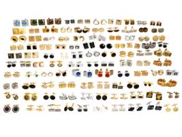 LARGE COLLECTION OF VINTAGE COSTUME JEWELRY CUFFLINKS
