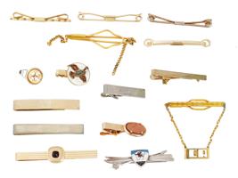 COLLECTION OF 100 VINTAGE TIE PINS OF VARIOUS DESIGNS