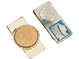 COLLECTION OF VINTAGE AMERICANA MONEY CLIPS